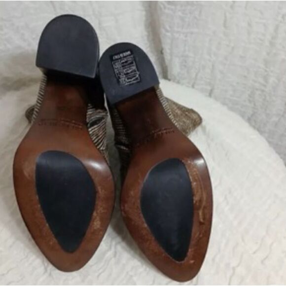 Billy Reid Multicolor Handmade Leather Booties Size 7.5 - Picture 9 of 10